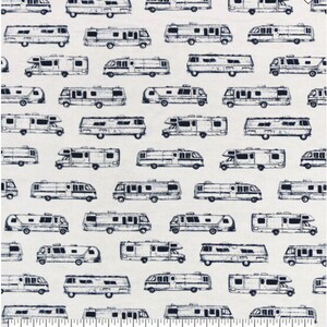 Camping RV Flannel Pajama pants with &quot;DEEP&quot; side pockets!  Navy and White, Lounge Pants