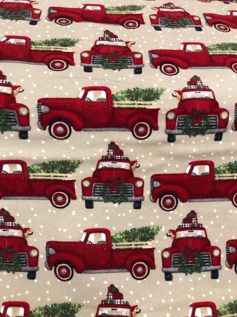 Christmas Flannel Pants Flannel Lounge Pants Kids Matching Family Red Truck Flannel Pajama Pants Red trucks