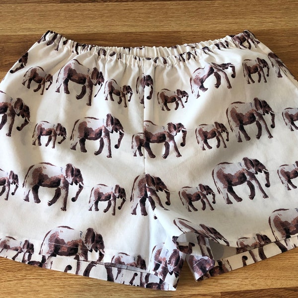 Elephant Shorts Etsy