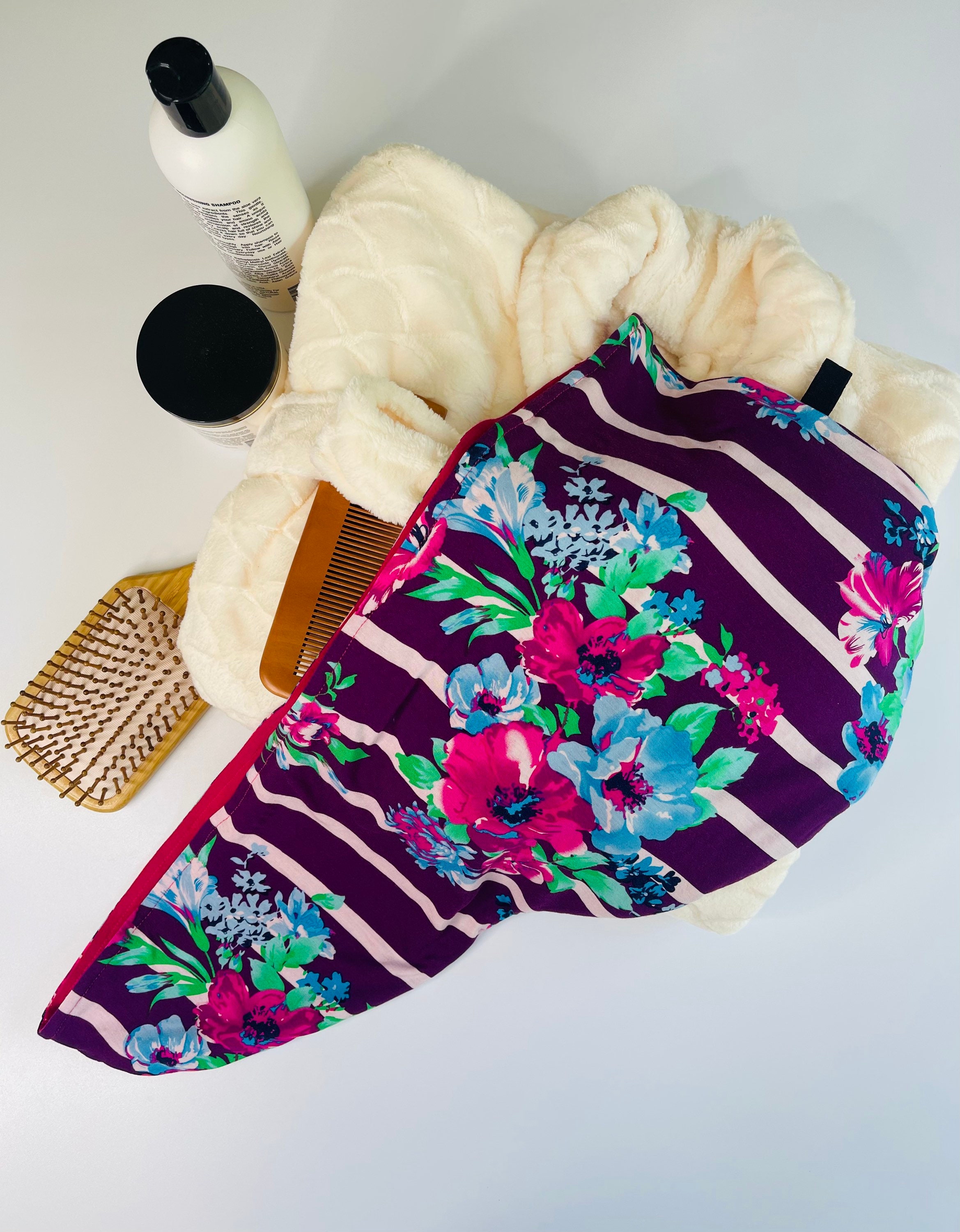 Tshirt Hair Towel Hair Plopping Towel Defrizz Hair Plop Etsy