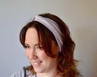 Turban Headband / Twist Knot Headband / Ribbed Turban Headbands / Women's Headbands / Turban Wrap Headband