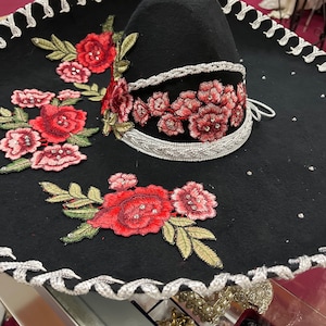 Mariachi Hat/ Sombrero Wedding Quinceañera charro hat  Mexico
