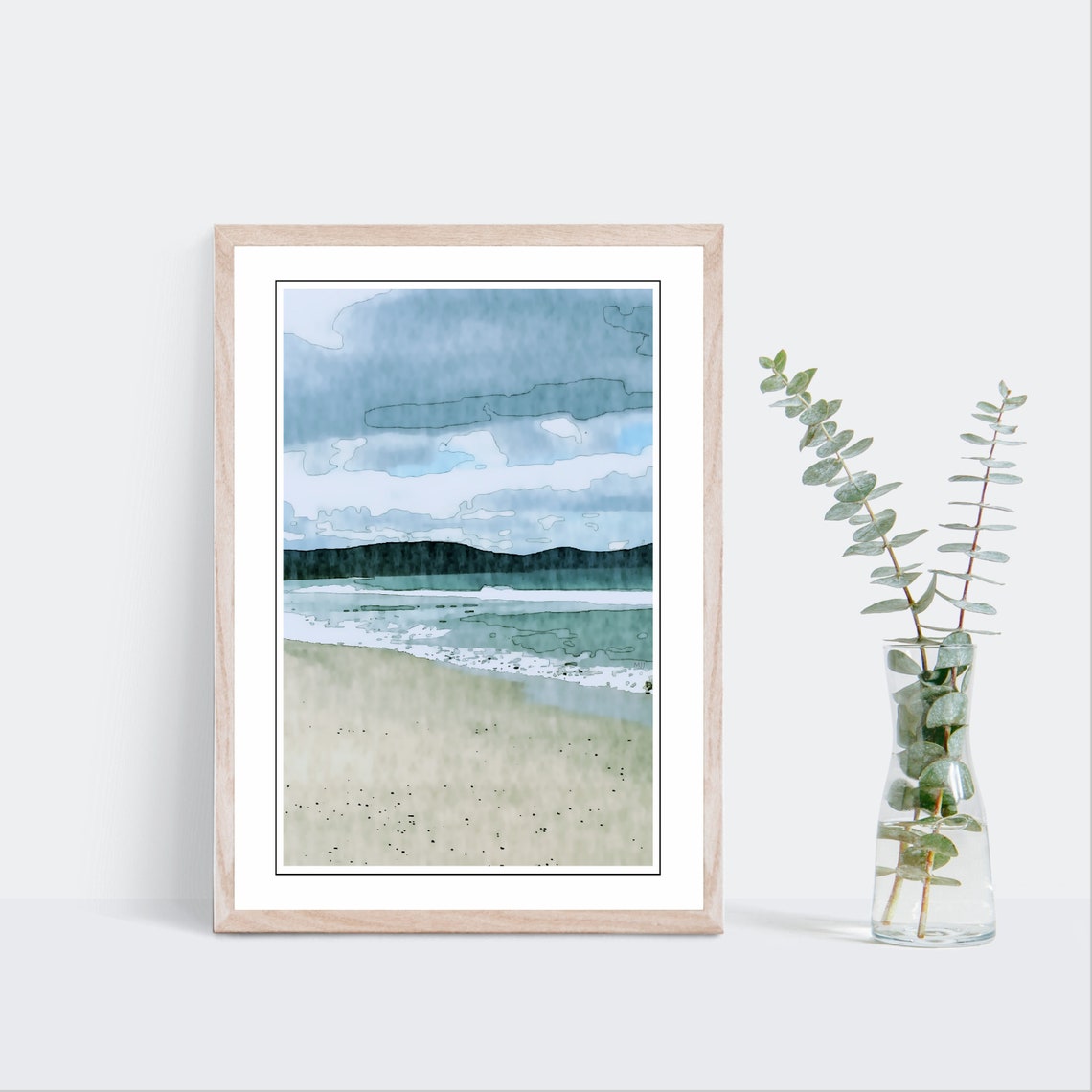 Beach Print Australian Beach Art Wall Art Home Decor Wall Etsy
