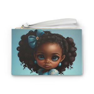 Blue Eyed Beauty Clutch Bag