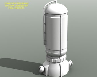 ゲーム地形用の SF ストレージ タンクの印刷可能な STL ファイルをダウンロードします。ネイティブ スケール 1/48 は、FFG の Star Wars Legion と互換性があります。