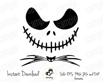 Download Jack skellington svg | Etsy