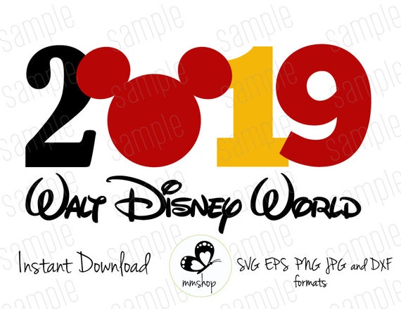 Download 2019 Walt Disney World Instant Download SVG FILES | Etsy
