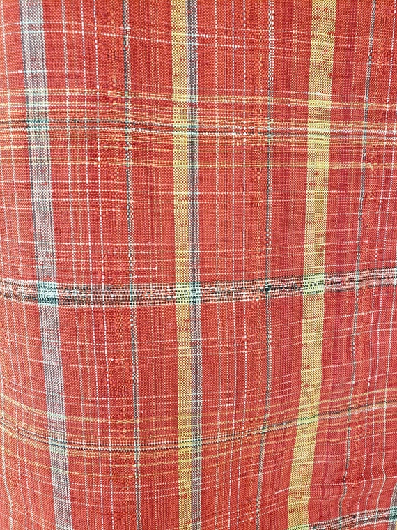 REAL Japanese Kimono Robe, Plaid- Check Pattern 1… - image 6