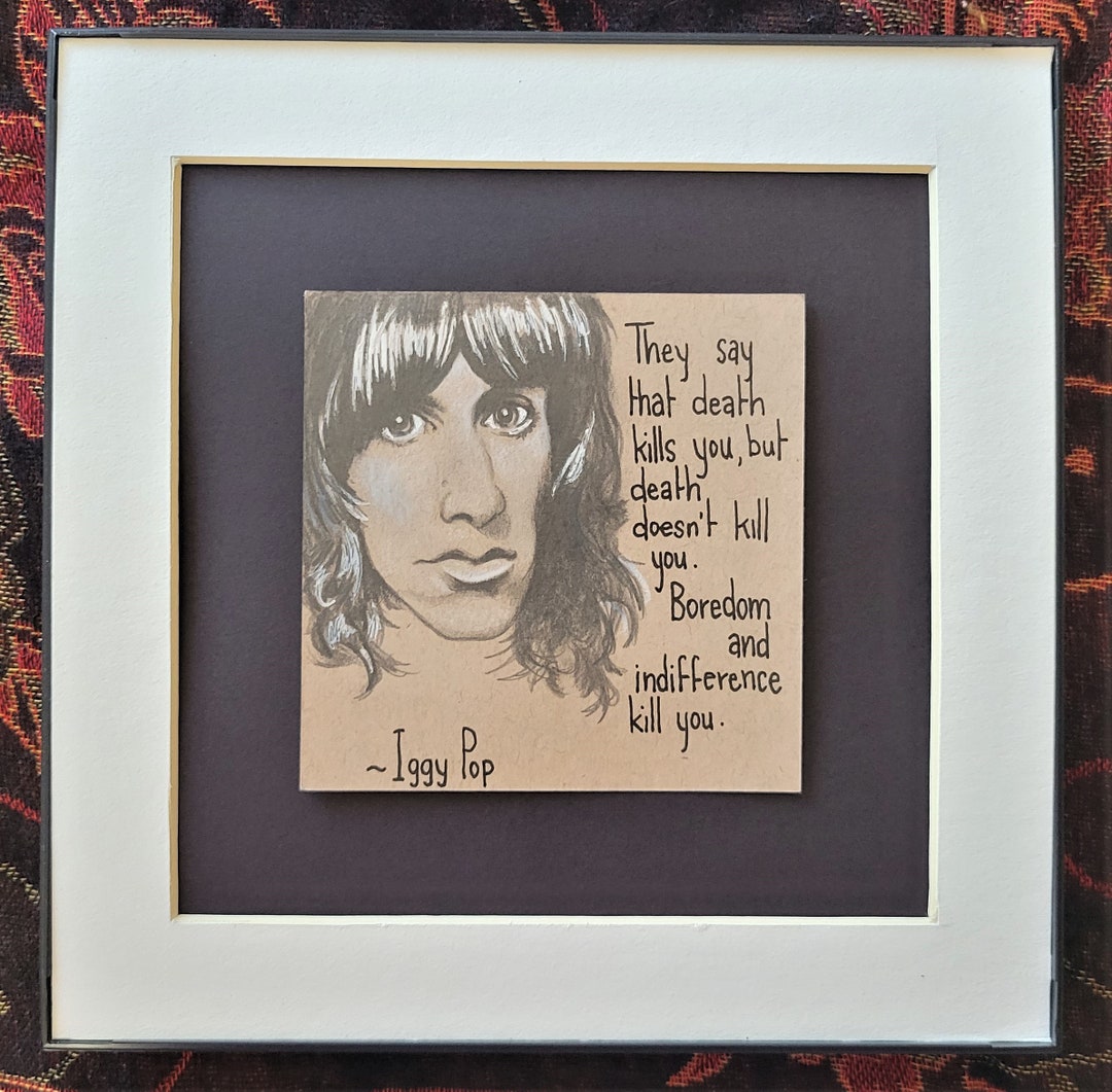 Iggy Pop . Iggy . Iggy Pop Art . the Stooges . Wall Art . Iggy Pop Art