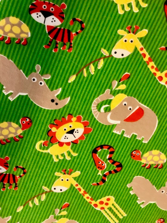zoo animal crib sheets