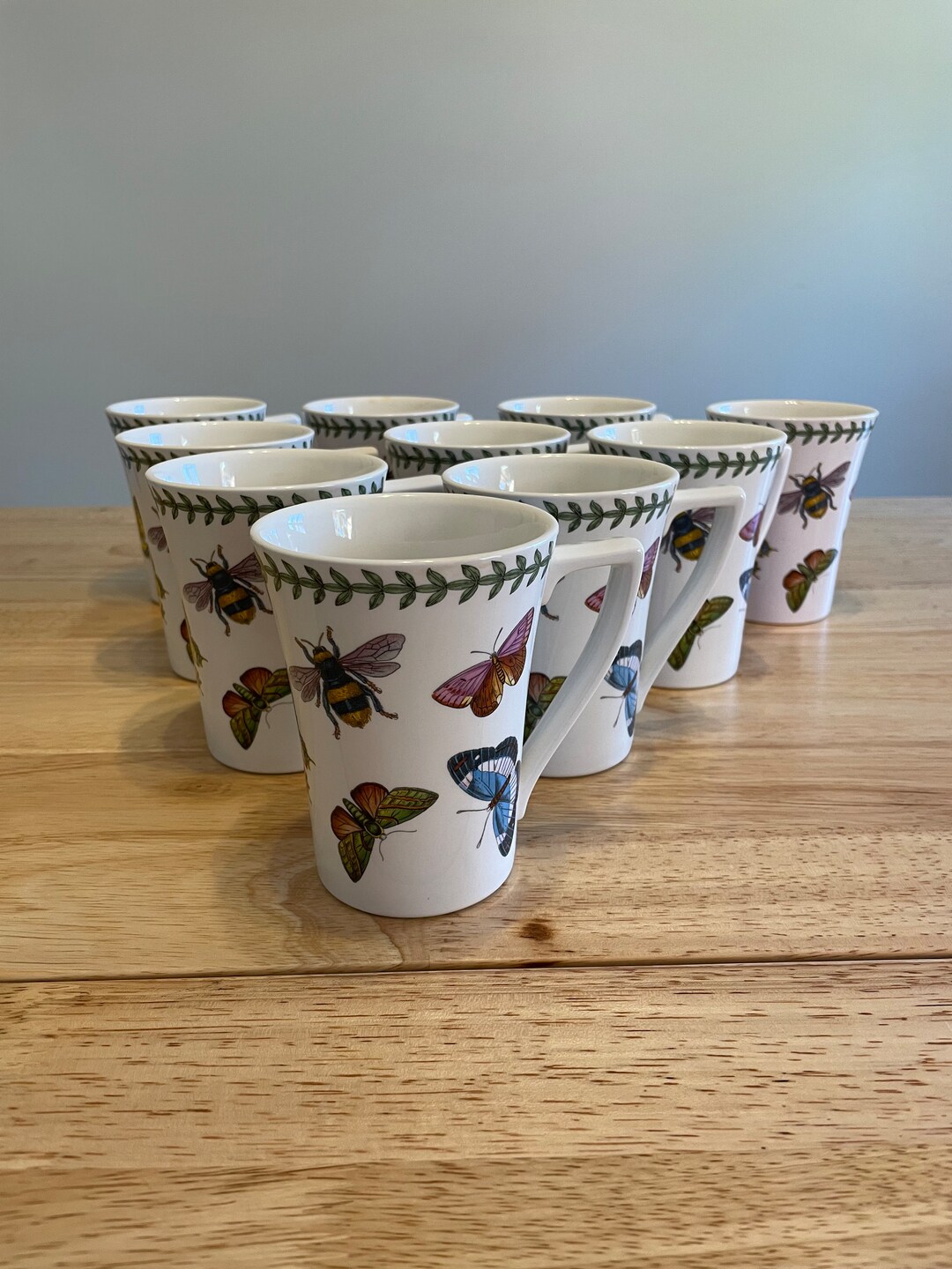 PORTMEIRION Botanic Garden Butterflies Mug Etsy