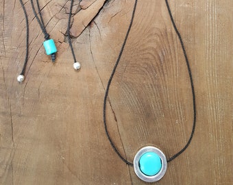 Turquoise Adjustable Necklace/Choker