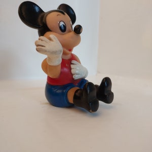 Mickey vintage rubber doll - ideal collectible for Disney fans and gifts for toddlers