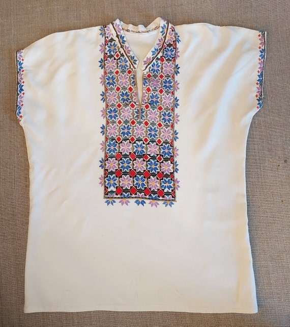 Handcrafted School Girls' Embroidered Blouse: Uni… - image 2