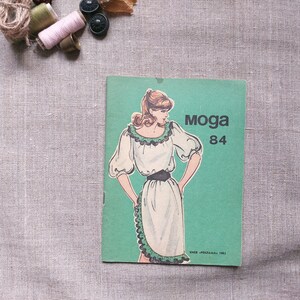 1984 Fashion magazine, with patternsof summer dresses, publishing house Kyiv