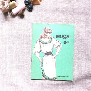 1984 Fashion magazine, with patternsof summer dresses, publishing house Kyiv