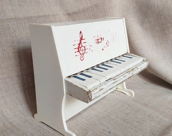 1970s Vintage Soviet Children's Toy Piano 'NOTE (NOTKA)' - Fully Functional, Nostalgic Musical Collectible