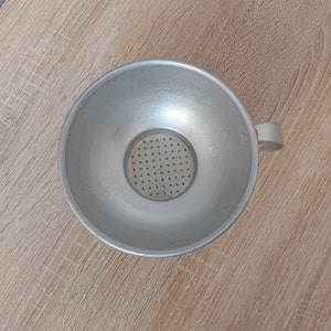 Vintage Aluminum Strainer: 1950s Century Kitchen Colander