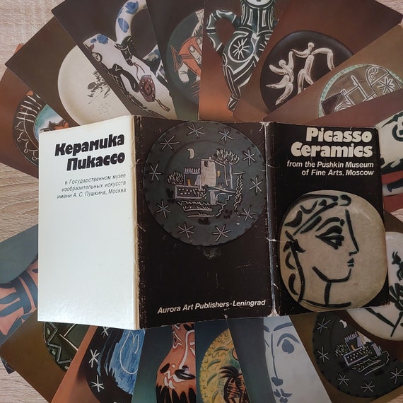 ヴィンテージ ピカソ セラミックアート カード - 1986年 ソ連 セット