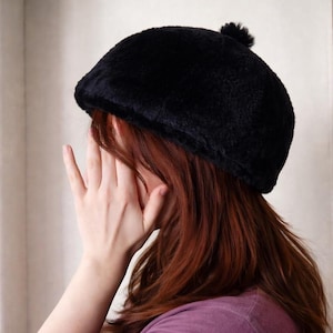 60s Pom Pom Fur Hat - Etsy display picture 2