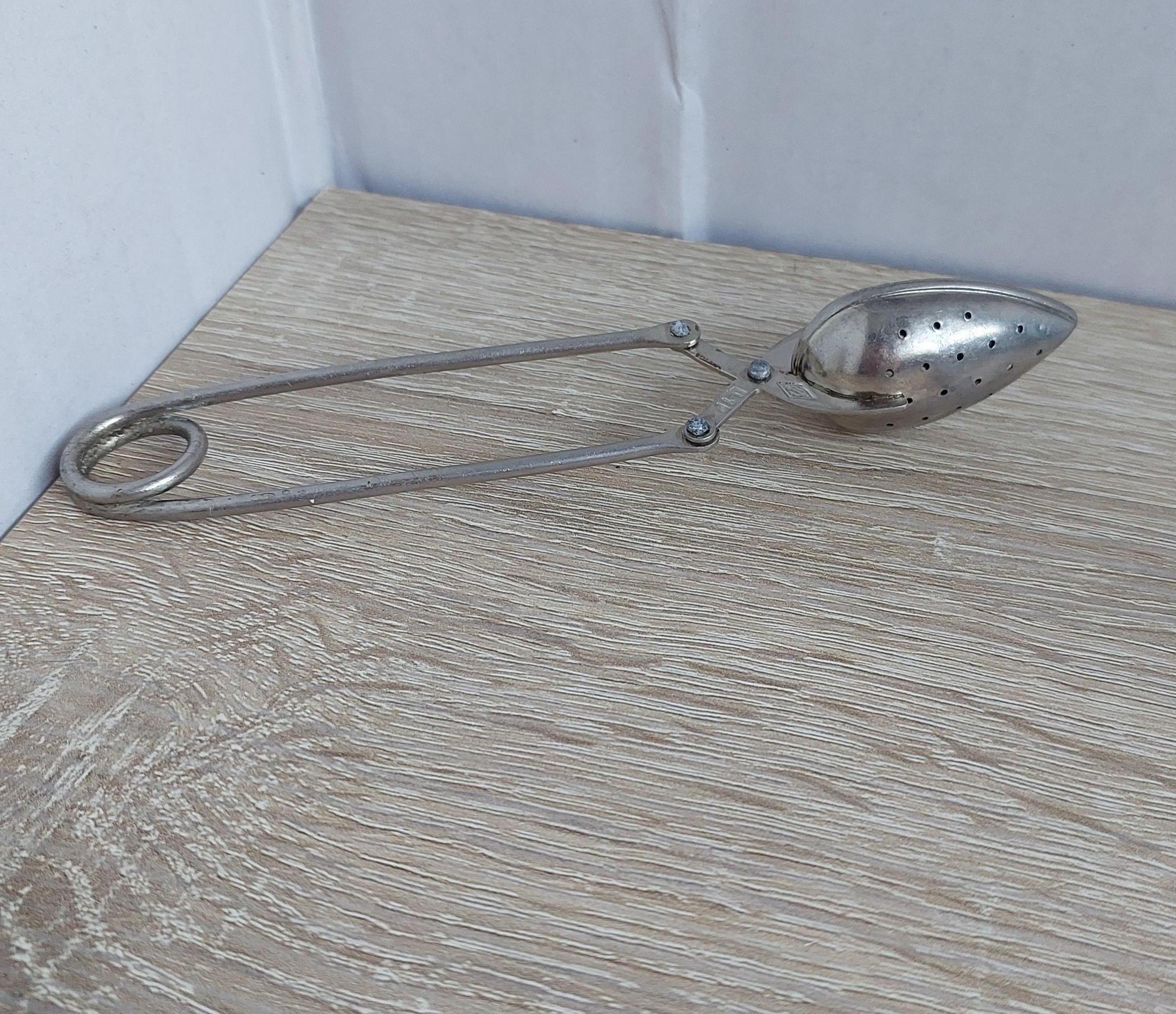 Vintage Tea Infuser Spoon - Retro Soviet Stainless Steel Tea Strainer - Tea Accessory - Kettle Filter - Kitchen Decor - Made in Ukraine