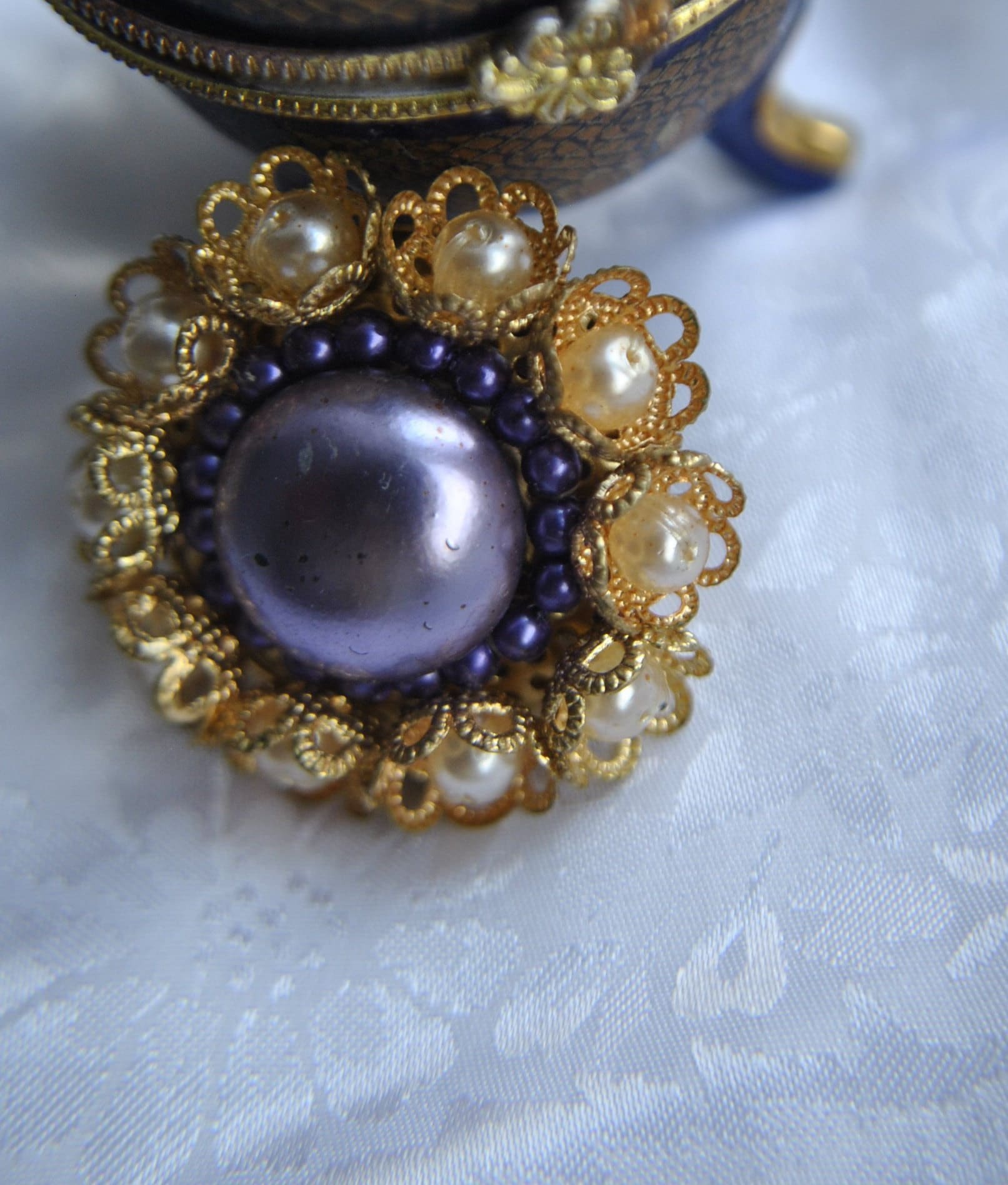 Broche Souvenir 'Ville De Porquerolles' - Filigrane Vintage Années 1970 - Neuf Vieux Stock