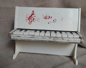 1970s Vintage Soviet Children's Toy Piano 'NOTE (NOTKA)' - Fully Functional, Nostalgic Musical Collectible