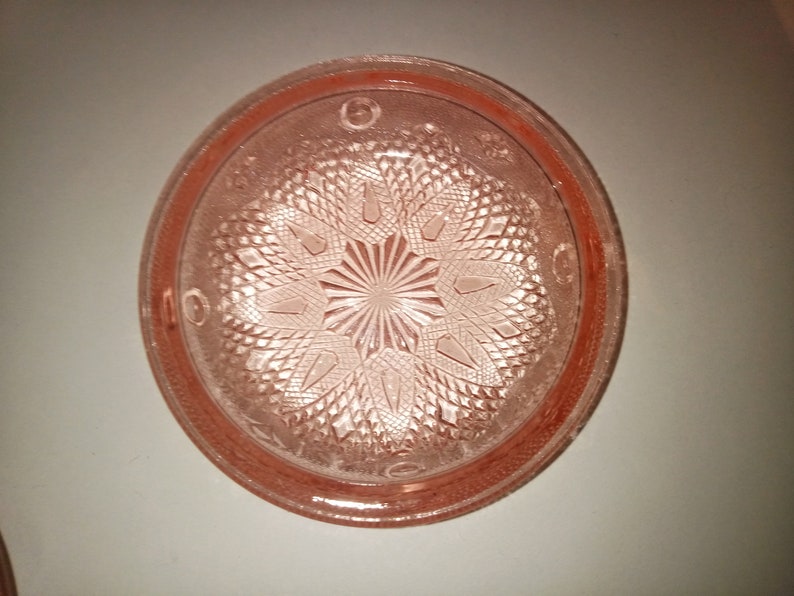 wedding ring or caviar vase box sugar from USSR 1980 Russian crystal glass round casket for Jewelry