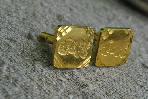 Olympic Bear cufflinks for men,   Square cufflink… - image 9