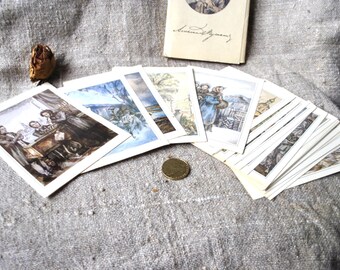Aleksandr  Pushkin Set of vintage cards (32 pcs), USSR, 1984