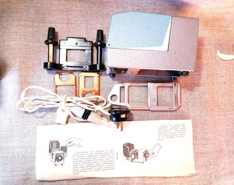 Proyector de diapositivas compacto de 35 mm Etude FED, Retro Diaprojektor URSS 1968