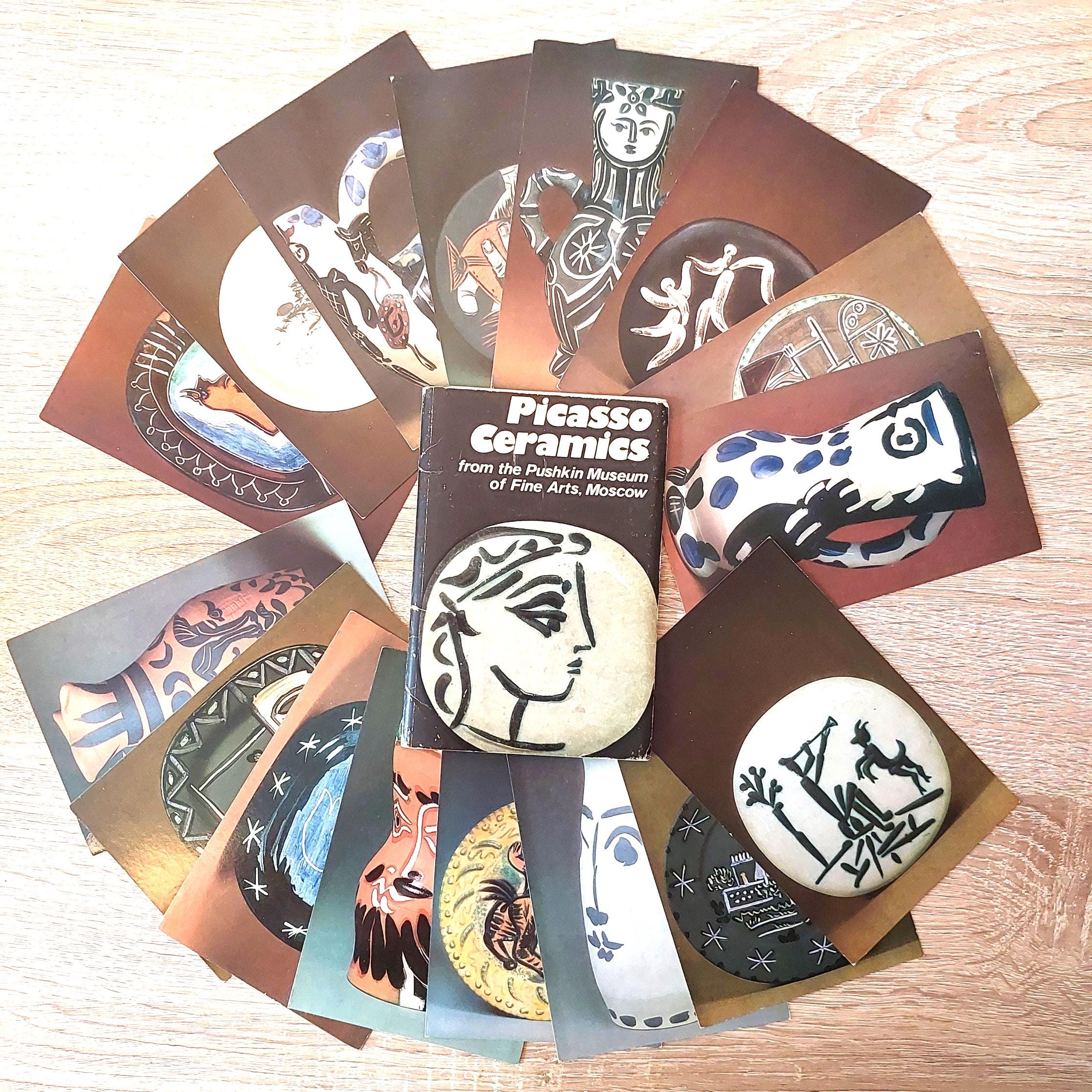 ヴィンテージ ピカソ セラミックアート カード - 1986年 ソ連 セット
