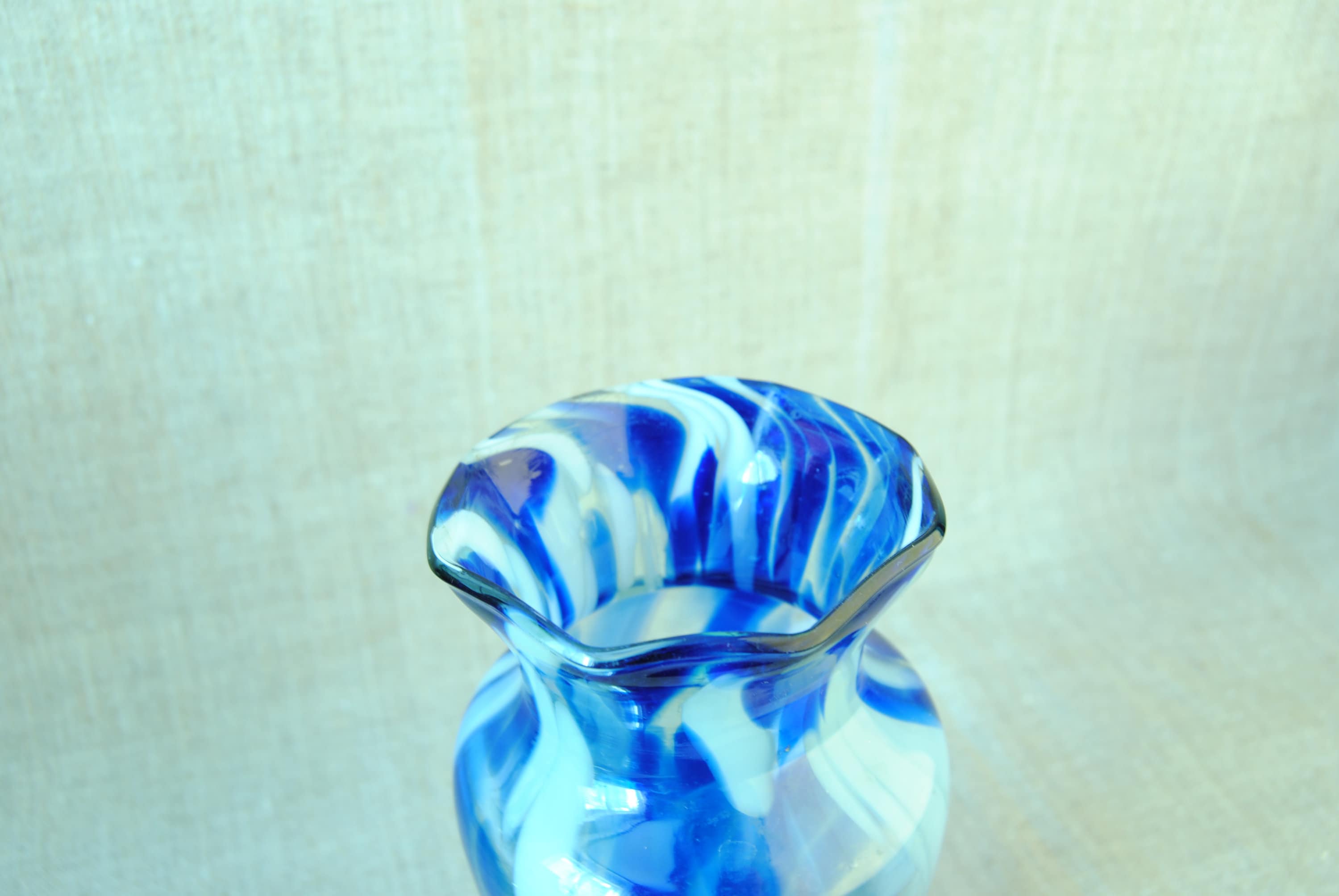 Krasniy Gigant - Vase Soviétique Vintage - Cristal Double