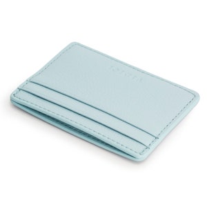 Vidici Premium Vegan Leather Card Holder Wallet in Pink, Blue image 6