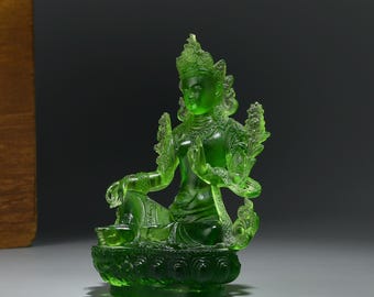 Estatua de Buda - Estatua de Buda japonesa esmaltada, decoración del hogar, adornos de cocina, decoración de jardín, aniversario familiar, regalo para padres, regalo, religión