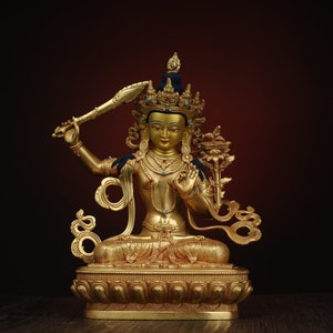 Tibet Buddha Statue/Bronze Buddha Statue/Antique Statue/Bronze Sculpture/Buddha Statue/Himalayan Art/Religious Ceremony/Meditation/Buddhism
