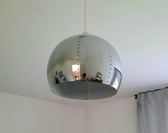 Vintage Ball Pendant Lamp 1960s, French Guzzini Stylw