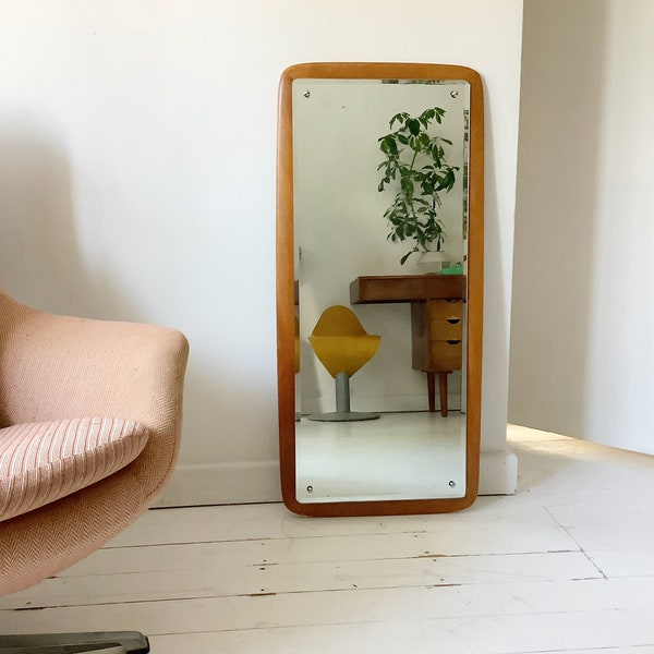 Mid Century Modern Standing Mirror Etsy