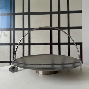 Vtg Mid Century Robert Welch Stainless Steel Cake Stand