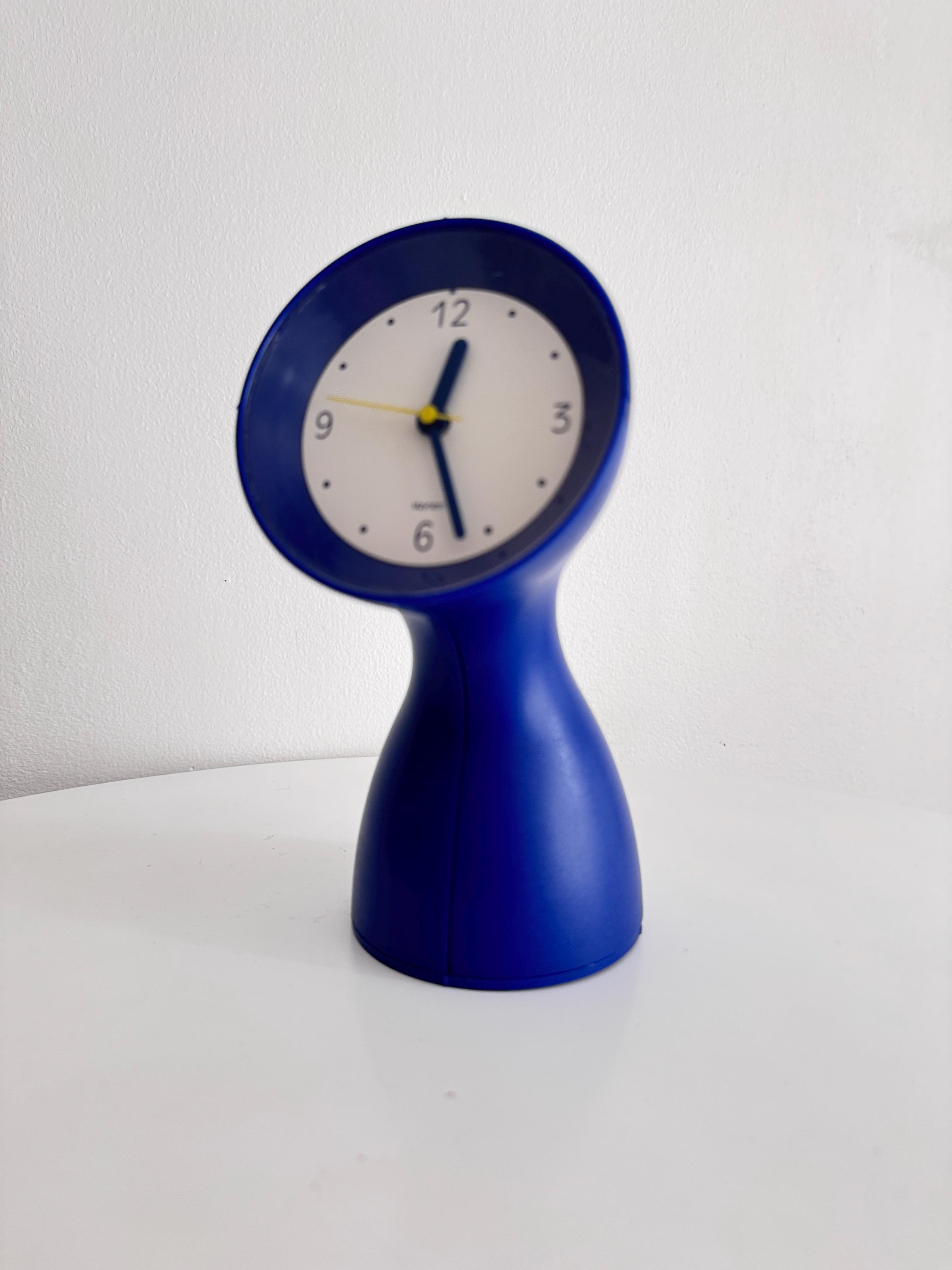 時計　ポストモダン　1990年代 メイヘムの90年代ポストモダンブルークロック - Etsy 日本