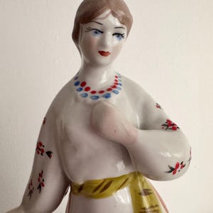 1970&#39;s ZHK Polonne Hand Painted Porcelain Figurine, marked