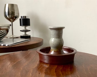 Vintage Studio Pottery Candleholder