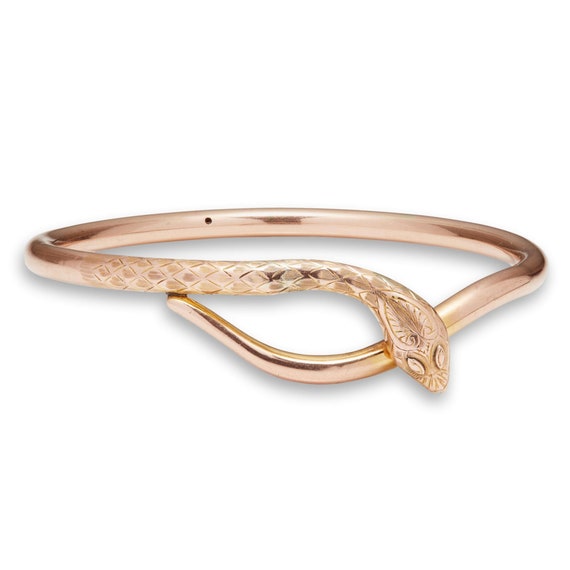 A Late Victorian Snake Bangle & Arm Band | Antique