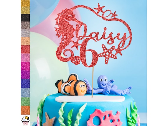 Decorazione per torta di compleanno personalizzata per i numeri 6 e 7, decorazione personalizzata per feste Six Seven (download digitale