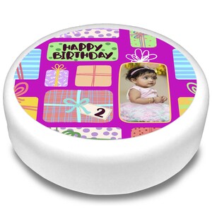 Cakeshop Personalised Edible Cake & Cupcake Toppers Presents | Your Name and Image | Multiple Shapes and Sizes | Icing/Wafer Paper Options