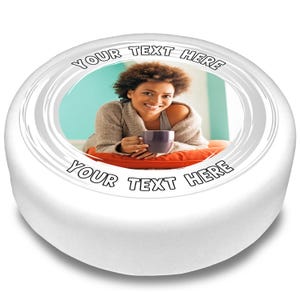 Cakeshop Personalised Edible Cake & Cupcake Toppers | Your Custom Image and Text | Multiple Shapes and Sizes | Icing and Wafer Paper Options