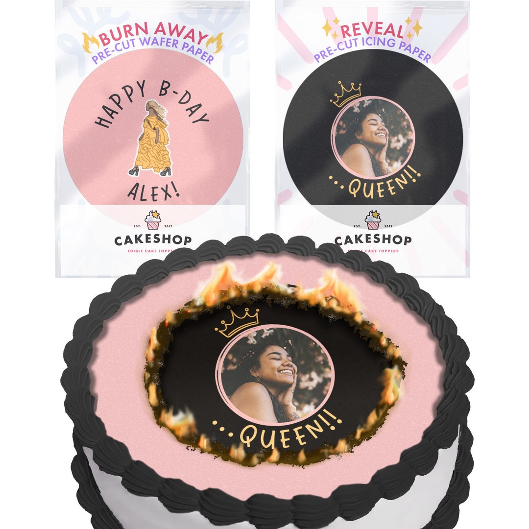 Cakeshop Beyonce Edible Burn Away Cake Topper Pack | 1 X Icing Sheet ...