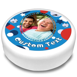 Cakeshop Personalised Custom Edible Cake & Cupcake Toppers | Your Image and Text | Multiple Shapes and Sizes | Icing and Wafer Paper Options