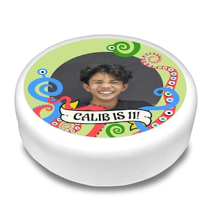 Cakeshop Personalised Edible Cake & Cupcake Toppers | Your Image and Text | Multiple Shapes and Sizes | Icing and Wafer Paper Options