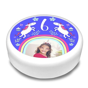 Cakeshop Personalised l Edible Cake & Cupcake Toppers | Your Image and Text | Multiple Shapes and Sizes | Icing and Wafer Paper Options